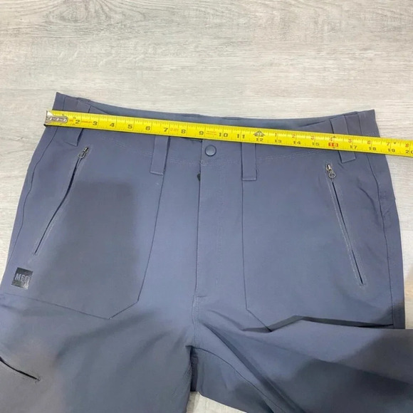 MEC Large Nylon Stretch Pullon Hiking Pants Athletic in Stormy Grey Size 36 - Picture 12 of 17